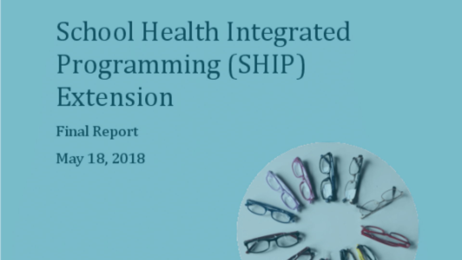 School health integrated programming (SHIP) extension