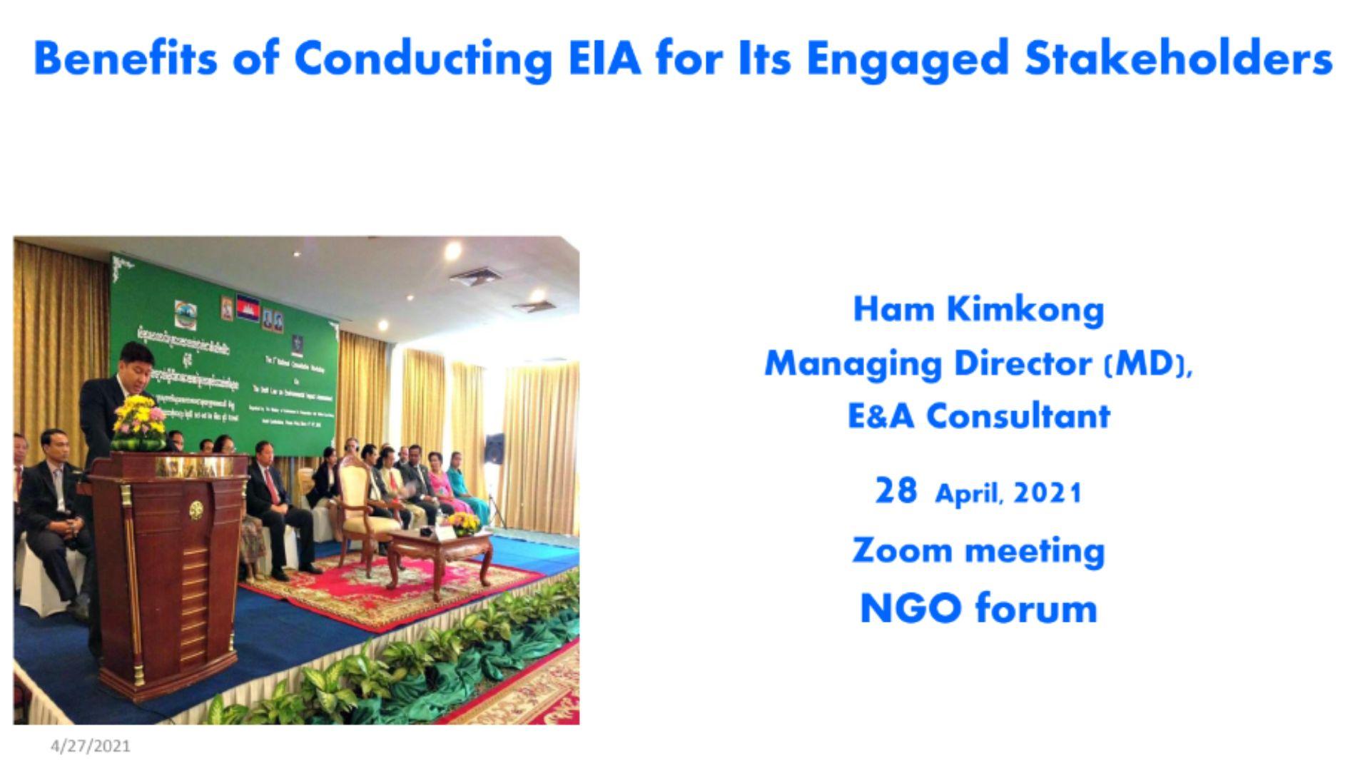 Benefits of Conducting EIA for Its Engaged Stakeholders