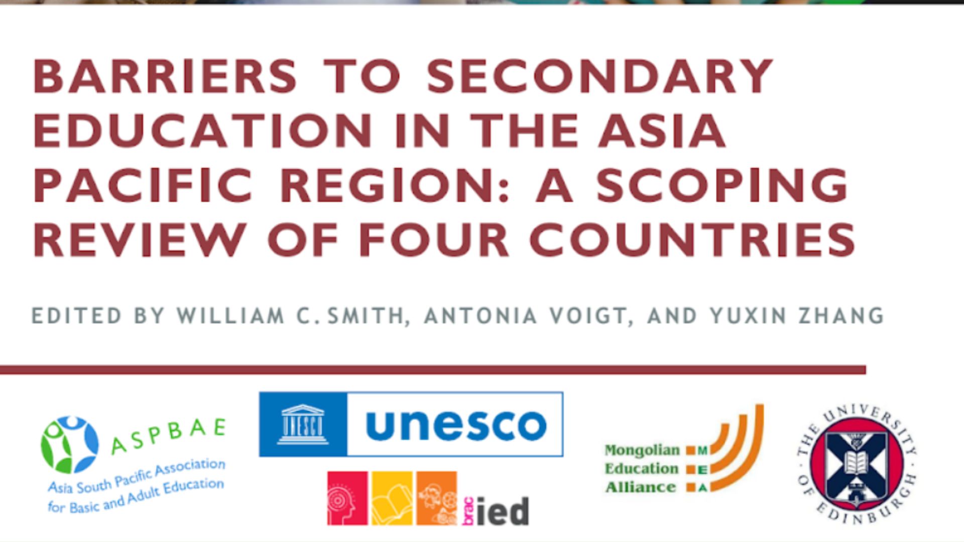 Barriers to Secondary Education in the Asia Pacific Region: A Scoping Review of Four Countries