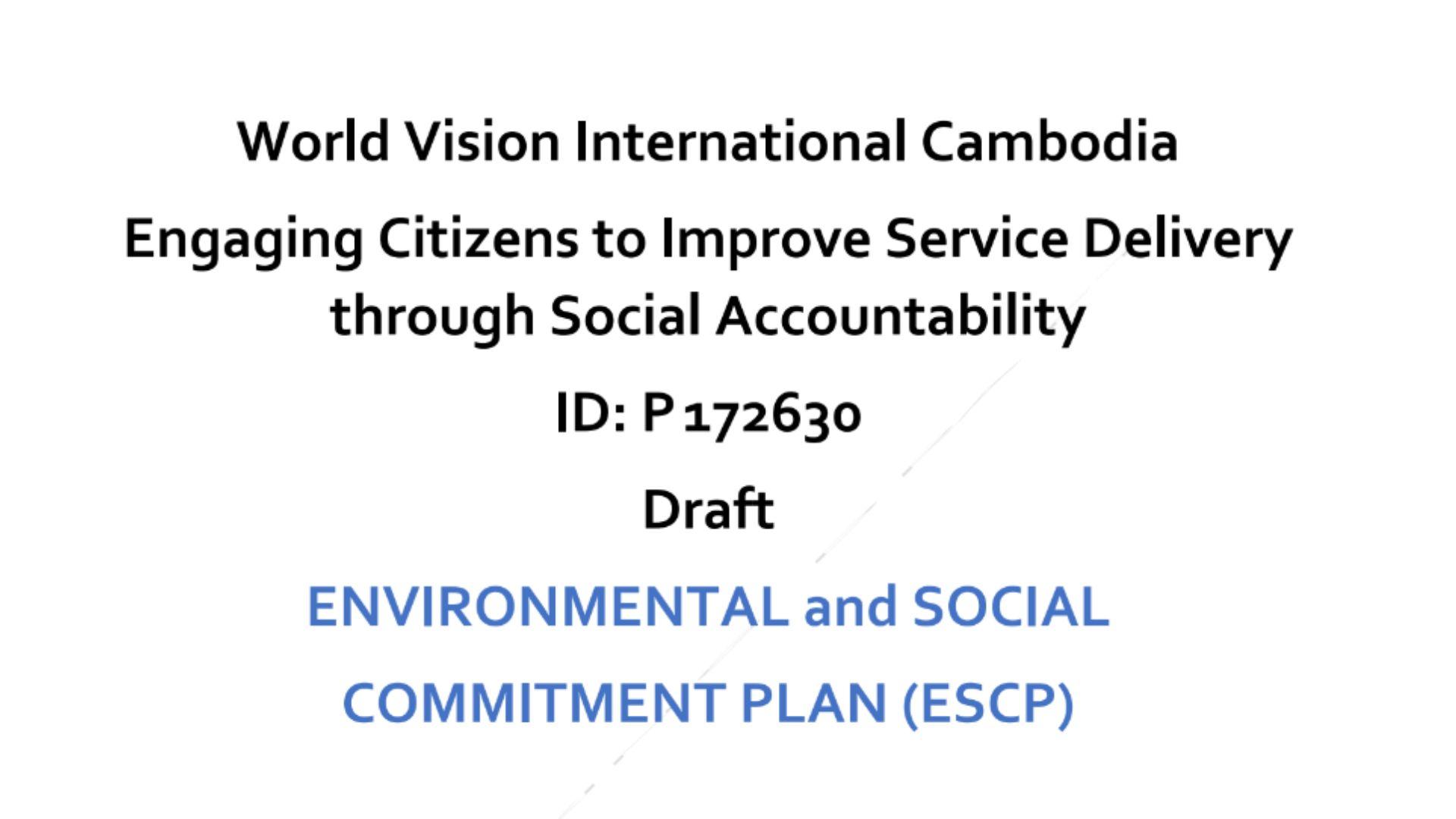 Engaging Citizens to Improve Service Delivery through Social Accountability