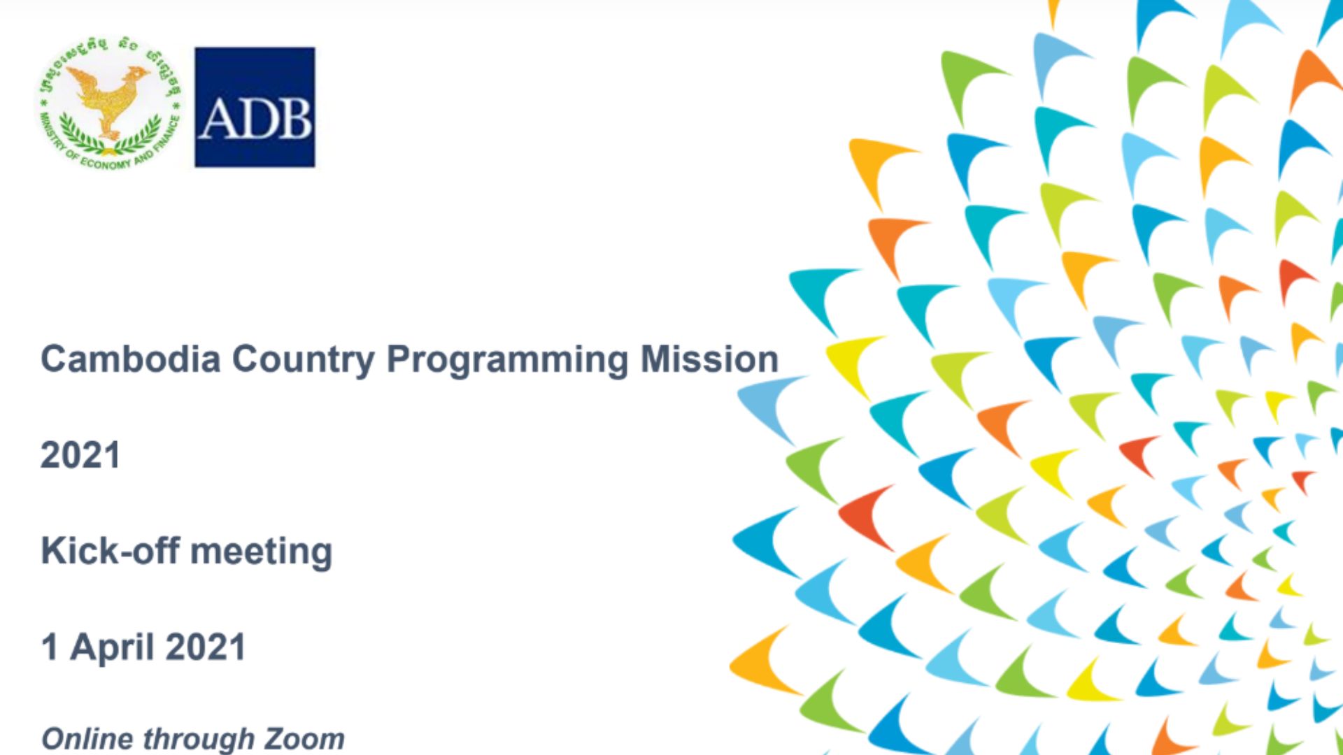 Cambodia Country Programming Mission 2021 - Kick-off Meeting