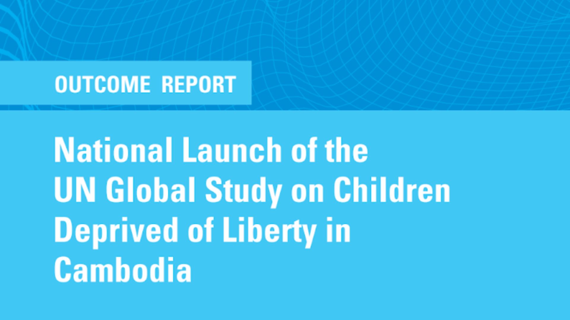 Outcome Report: National Launch of the GSCDL in Cambodia