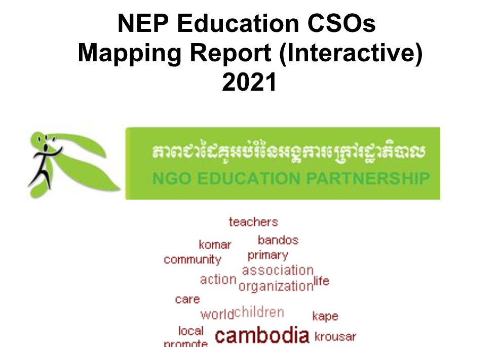 NEP Education CSOs Mapping Report 2021