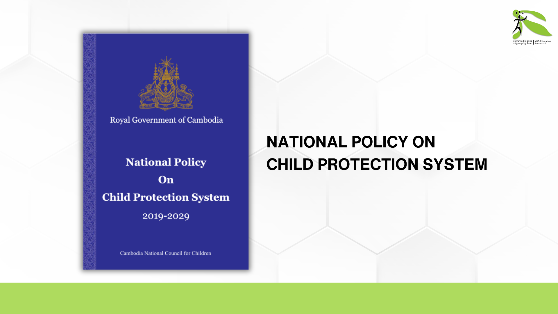 Royal Government of Cambodia: National Policy On Child Protection System 2019-2029 (EN)