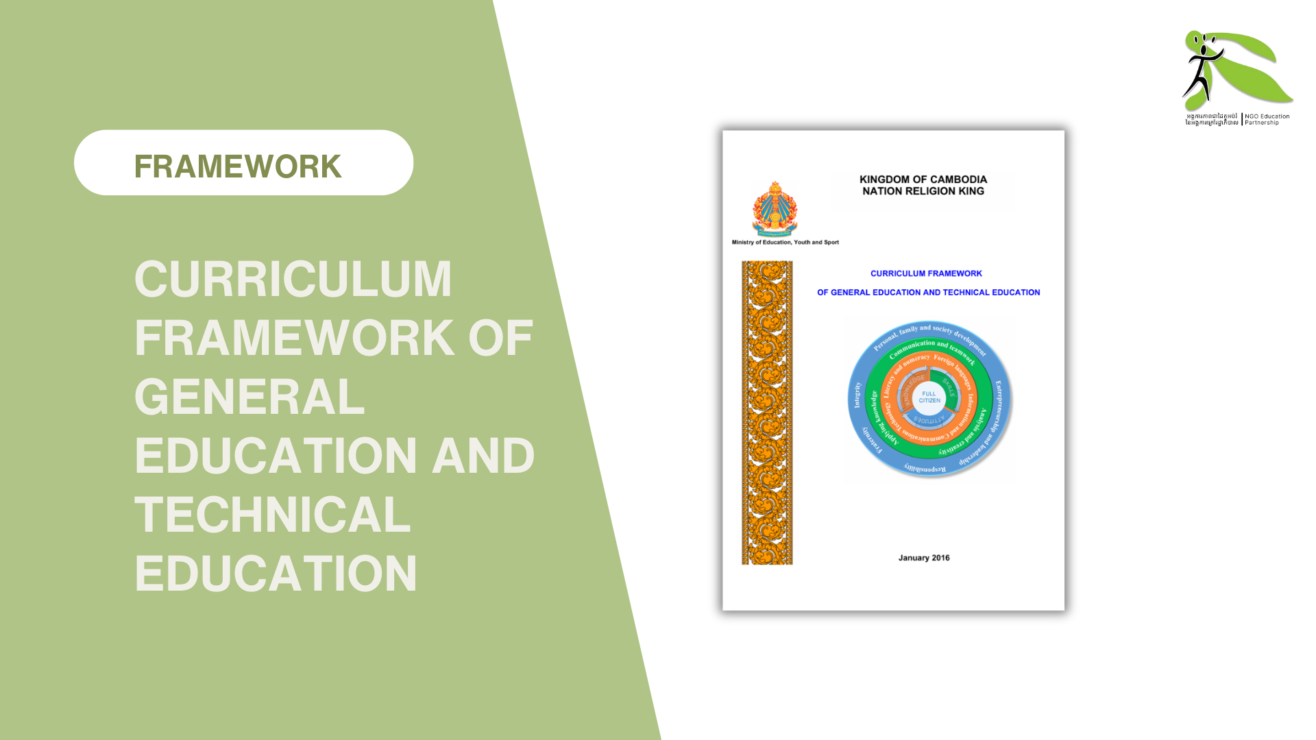 Curriculum Framework of General Education and Technical Education