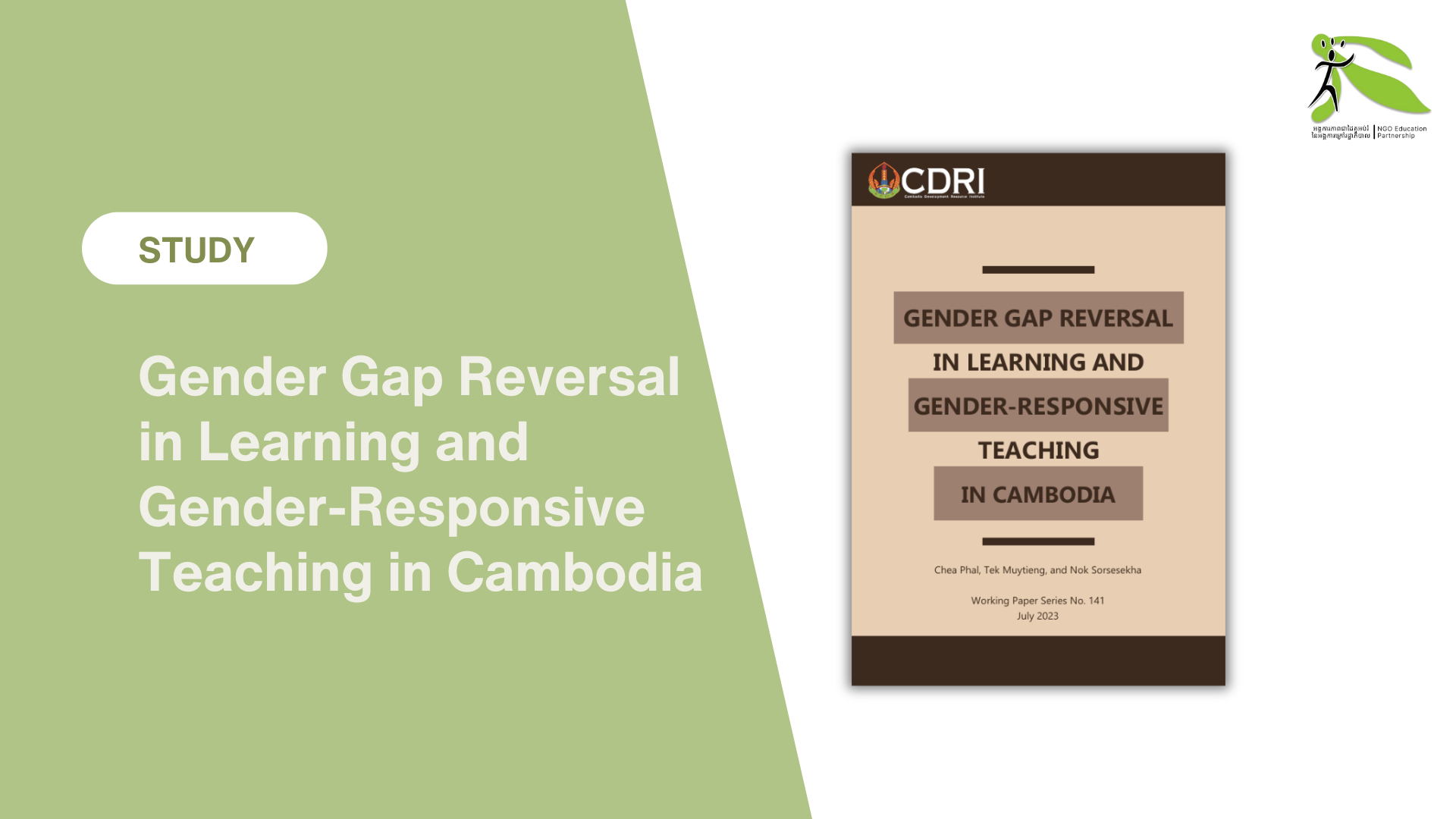 Gender Gap Reversal in Learning and Gender-Responsive Teaching in Cambodia