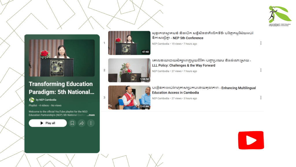 Watch the Full Sessions from the NEP 5th National Conference