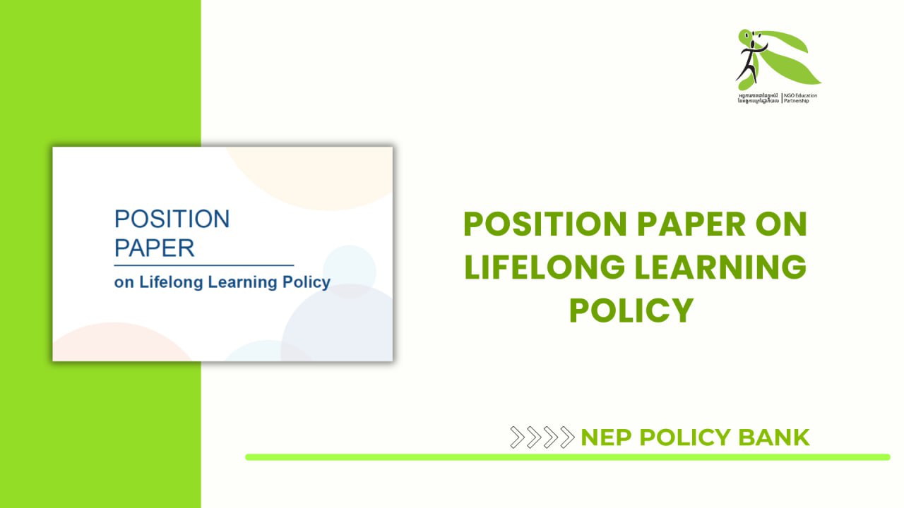POSITION PAPER on Lifelong Learning Policy